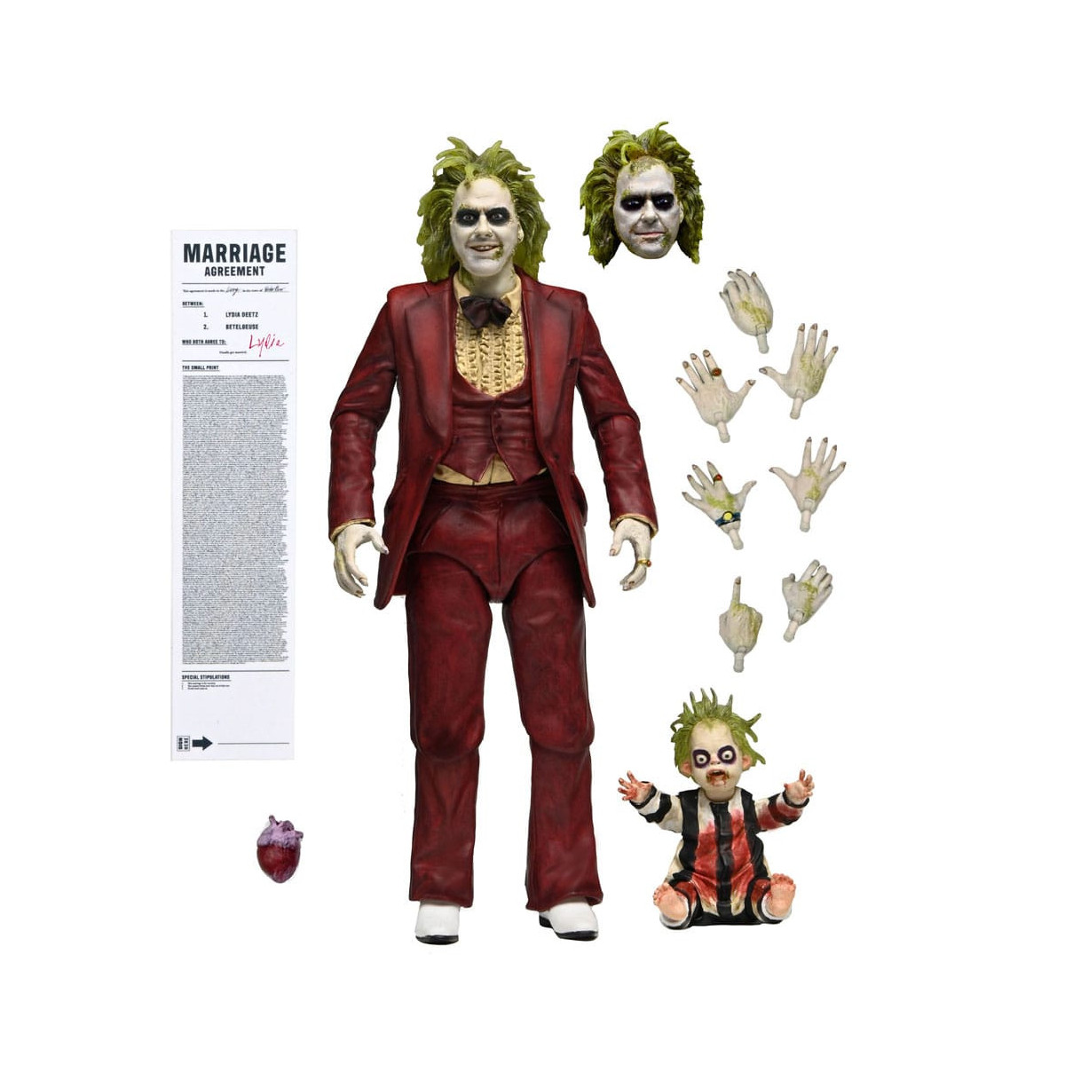 Neca BeetleJuice Beetlejuice - Ultimate Red Tuxedo Beetlejuice