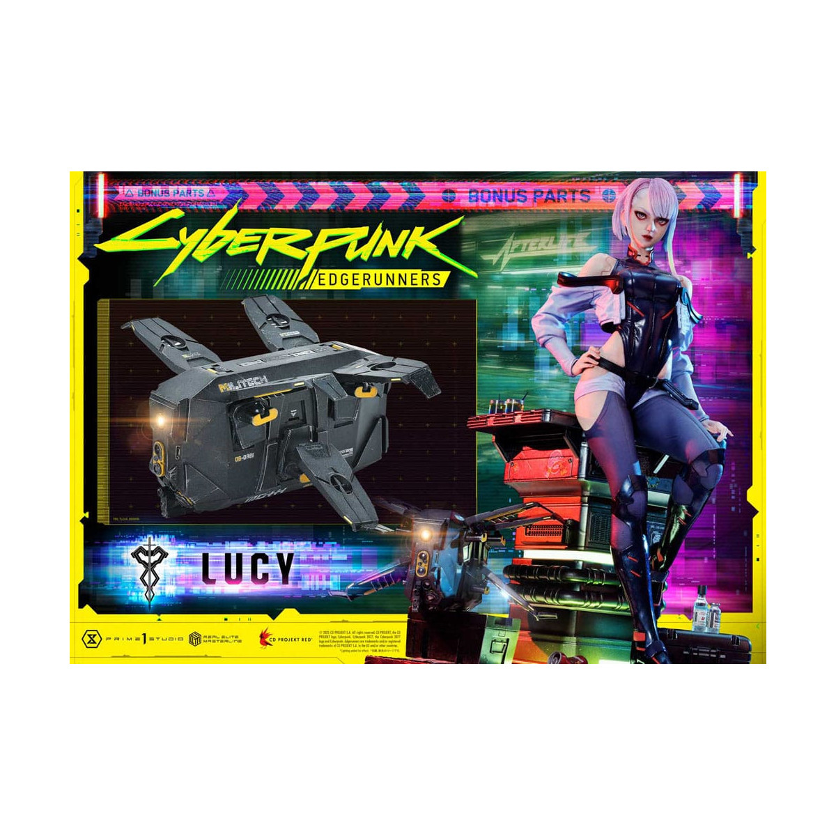 Prime 1 Studio - Cyberpunk: Edgerunners - Lucy Deluxe Bonus Version Real Elite Masterline Series 1/4