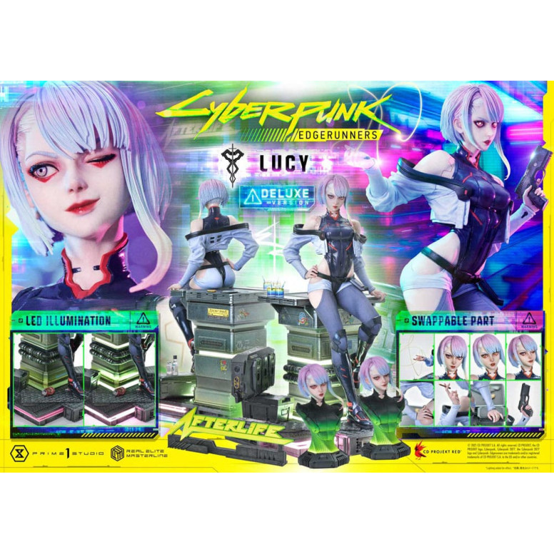 Prime 1 Studio - Cyberpunk: Edgerunners - Lucy Deluxe Bonus Version Real Elite Masterline Series 1/4