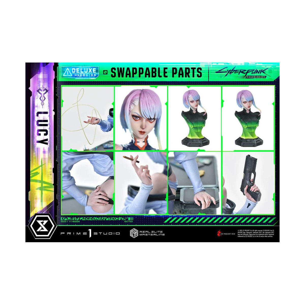 Prime 1 Studio - Cyberpunk: Edgerunners - Lucy Deluxe Bonus Version Real Elite Masterline Series 1/4