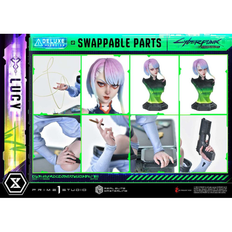 Prime 1 Studio - Cyberpunk: Edgerunners - Lucy Deluxe Bonus Version Real Elite Masterline Series 1/4