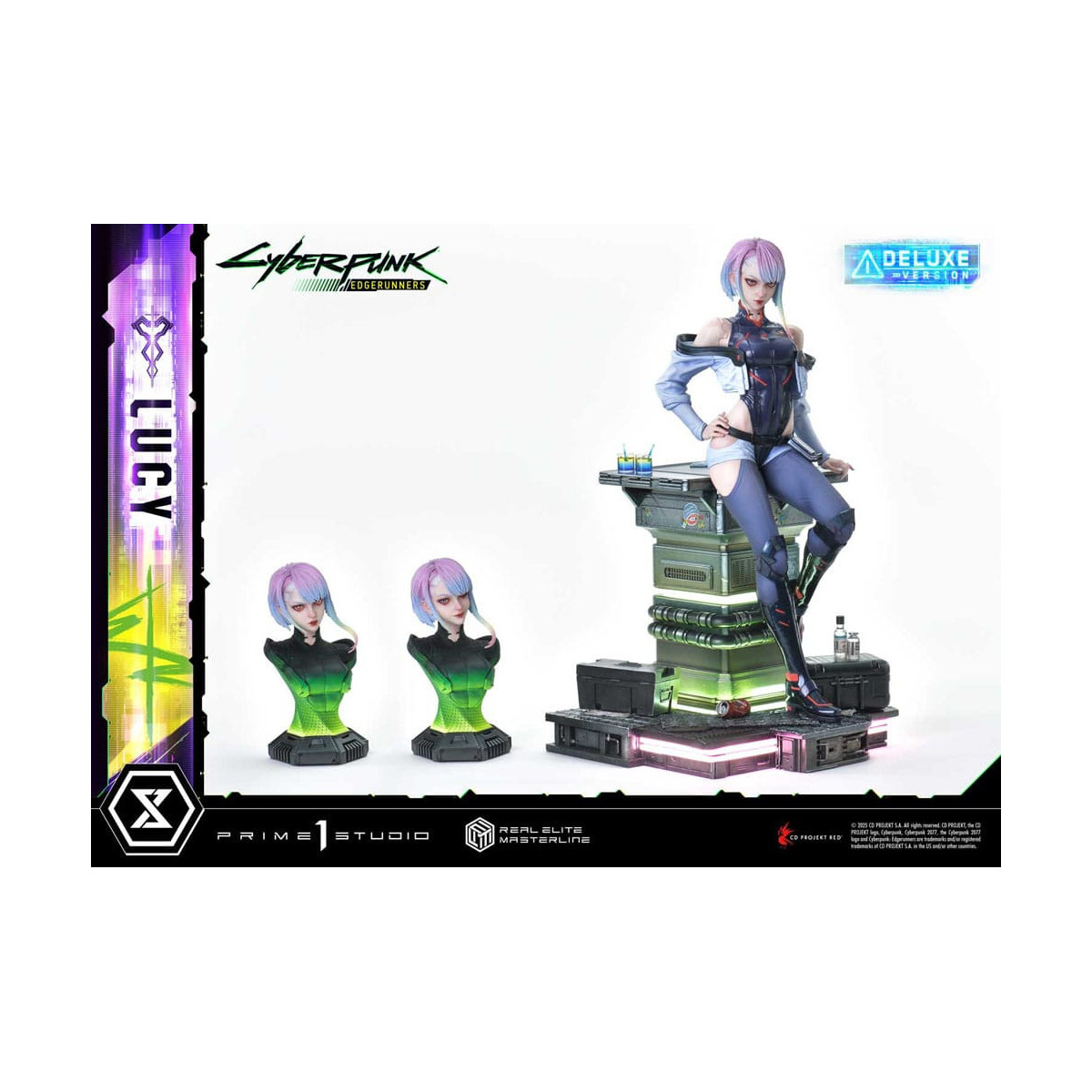 Prime 1 Studio - Cyberpunk: Edgerunners - Lucy Deluxe Bonus Version Real Elite Masterline Series 1/4