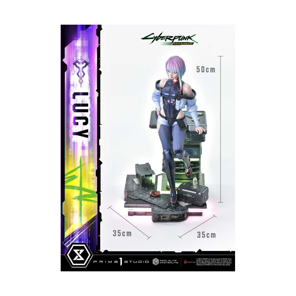 Prime 1 Studio - Cyberpunk: Edgerunners - Lucy Deluxe Bonus Version Real Elite Masterline Series 1/4