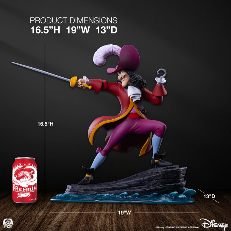 Premium Collectibles Studio PCS - Disney Captain Hook 1/5 - Captain Hook