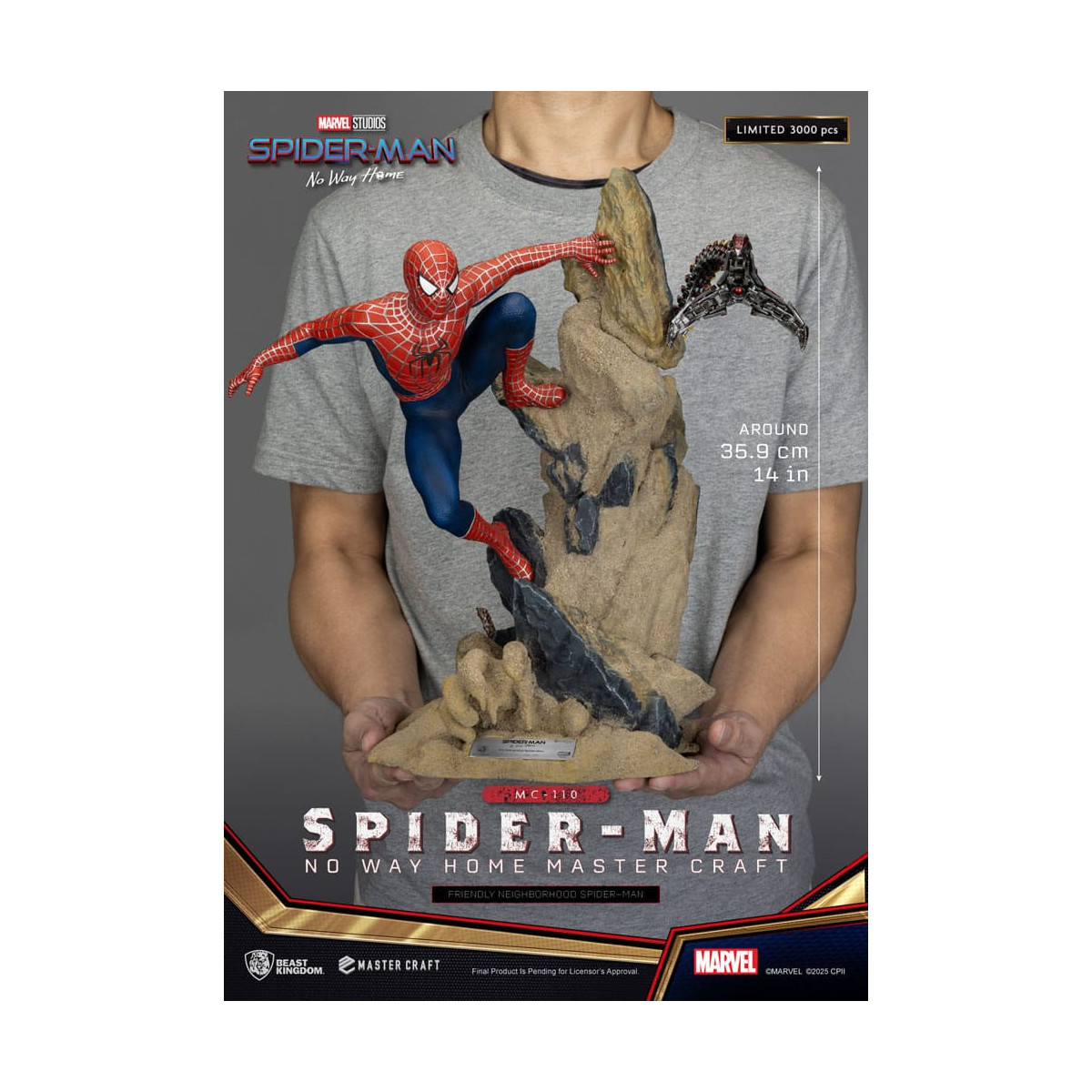Beast Kingdom Marvel - Master Craft Friendly Neighborhood Spider-Man - Spider-Man: No Way Home