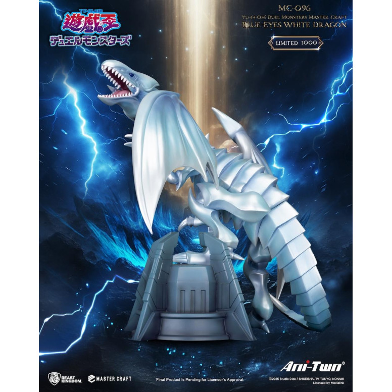 Beast Kingdom - Master Craft YU-GI-OH Duel Monsters - Dragon White With Blue Eyes