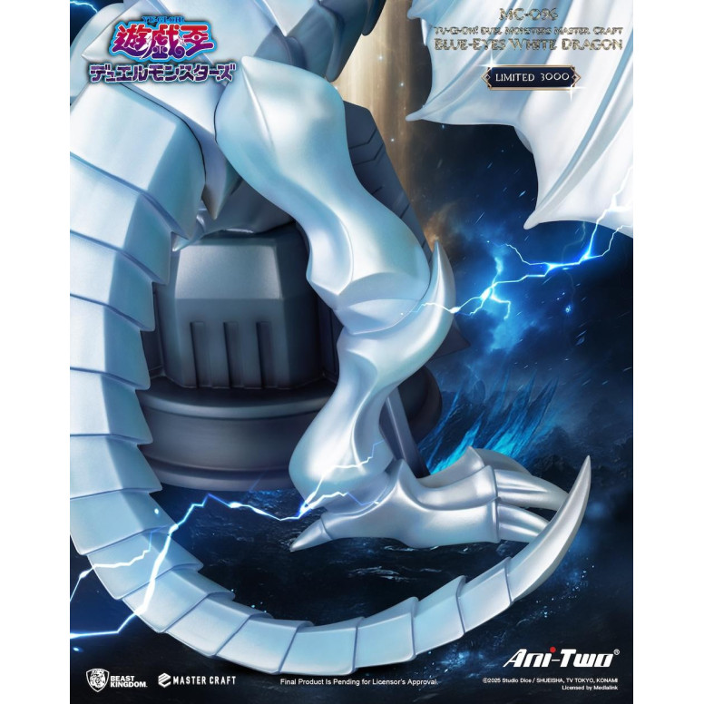 Beast Kingdom - Master Craft YU-GI-OH Duel Monsters - Dragon White With Blue Eyes