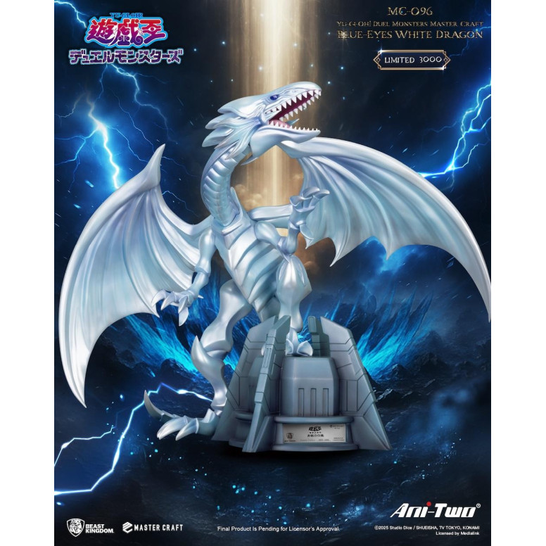 Beast Kingdom - Master Craft YU-GI-OH Duel Monsters - Dragon White With Blue Eyes