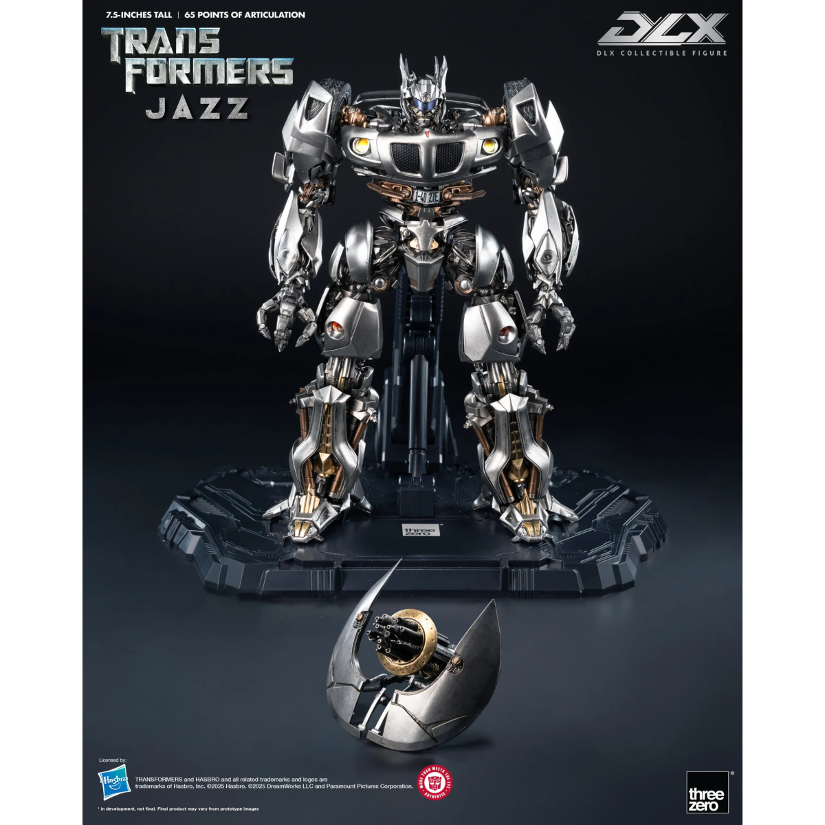 Three Zero Transformers - DLX JAZZ 1/6 - Transformers