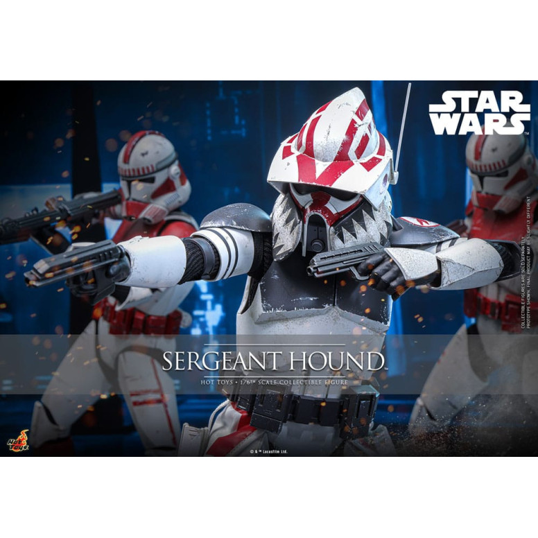 Hot Toys Star Wars - Sergeant Hound - The Clone Wars 1/6