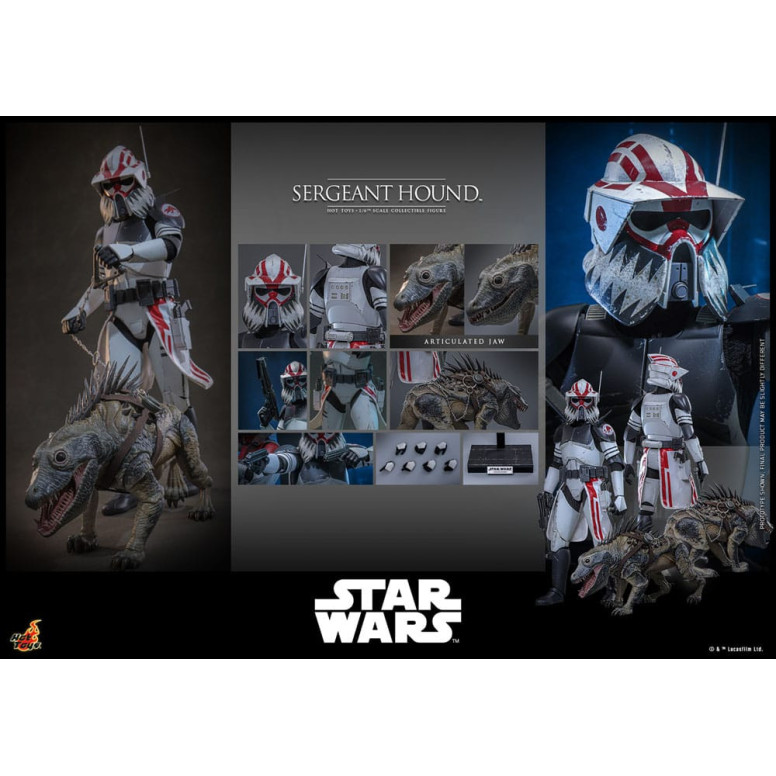 Hot Toys Star Wars - Sergeant Hound - The Clone Wars 1/6