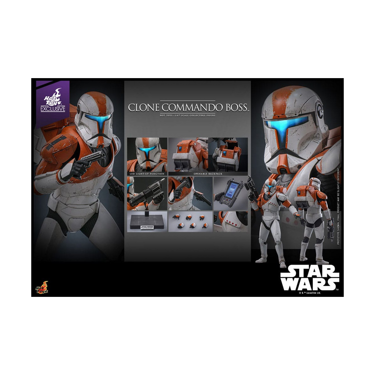 Hot Toys Star Wars - Clone Commando Boss - The Clone Wars 1/6 TMS151