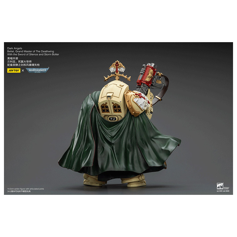 JoyToy Space Marines - Dark Angels - Belial, Grand Master of the Deathwing with the Sword of Silence and Storm Bolter 1/18