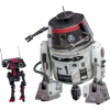 Hot Toys Star Wars - Chopper (C1-10P) & BD-1 (Imperial Disguise) - Rebels Hot Toys Exclusive
