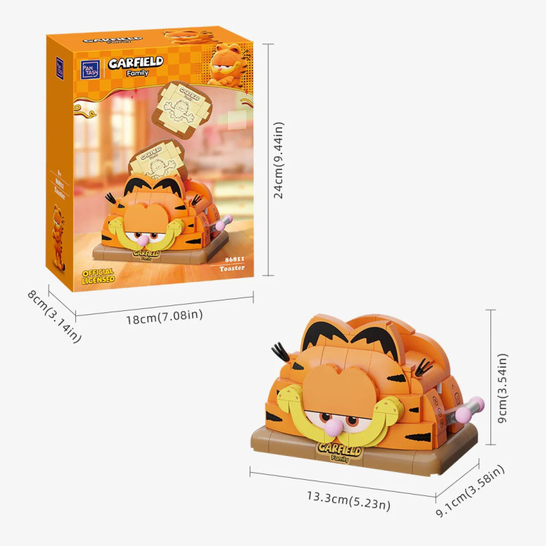 Pantasy - Garfield Fantastic Machines Series - Garfield Toaster (set a construire)