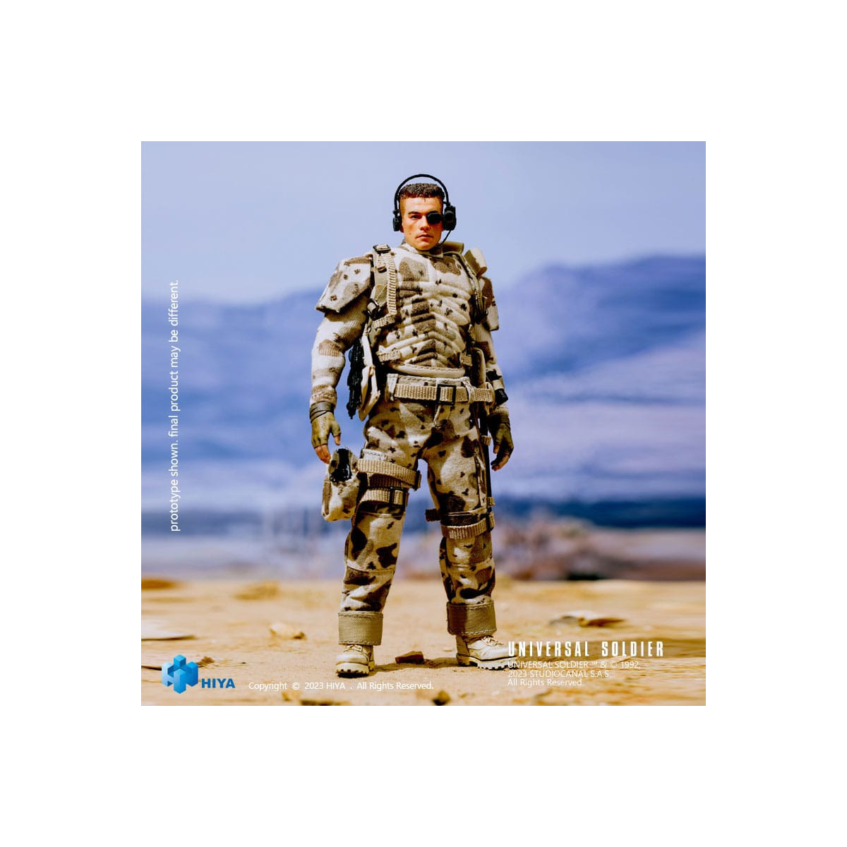 HIYA TOYS - Exquisite Super Series 1/12 - Universal Soldier (1992) Andrew Scott Figure