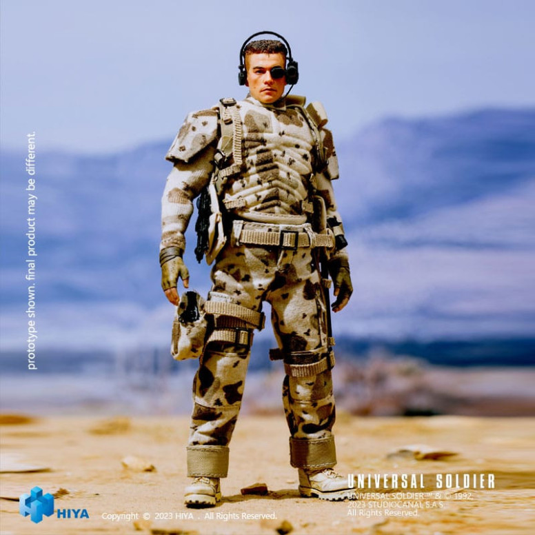 HIYA TOYS - Exquisite Super Series 1/12 - Universal Soldier (1992) Andrew Scott Figure