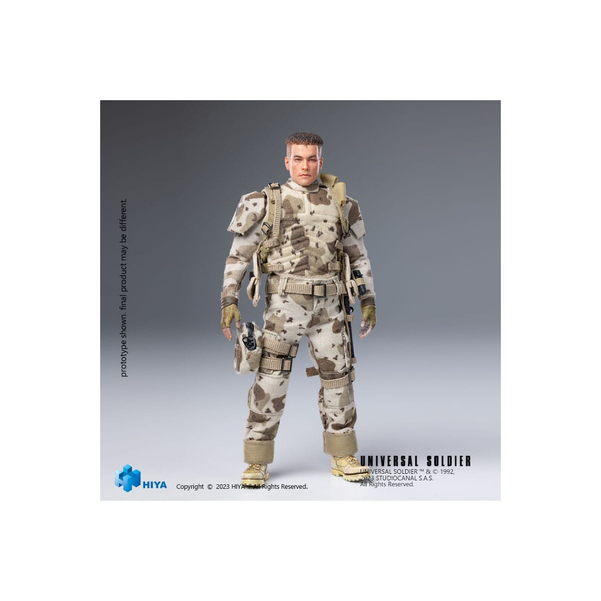 HIYA TOYS - Exquisite Super Series 1/12 - Universal Soldier (1992) Andrew Scott Figure