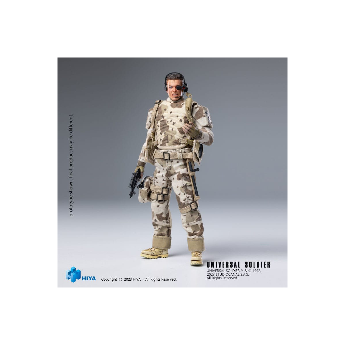 HIYA TOYS - Exquisite Super Series 1/12 - Universal Soldier (1992) Andrew Scott Figure