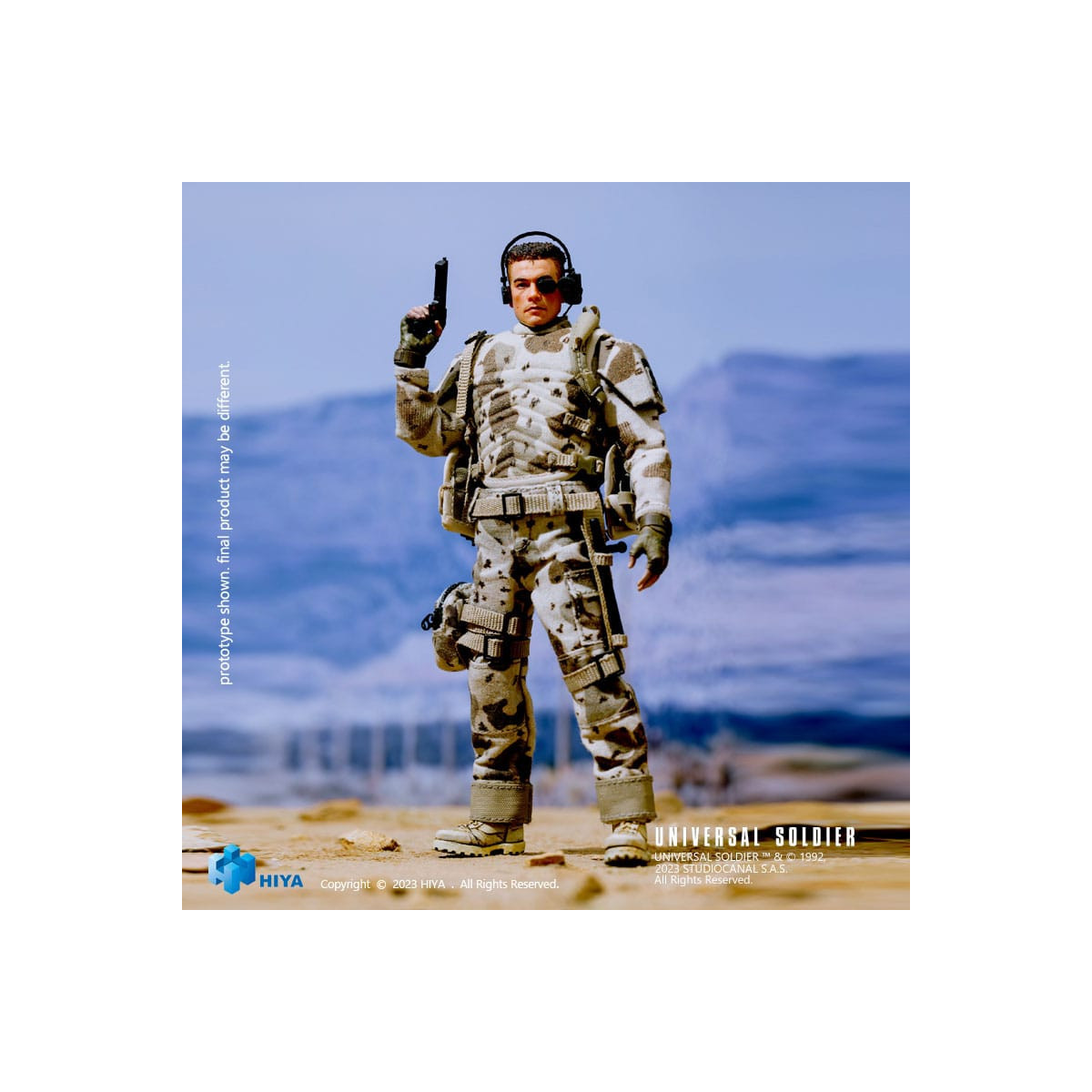 HIYA TOYS - Exquisite Super Series 1/12 - Universal Soldier (1992) Andrew Scott Figure