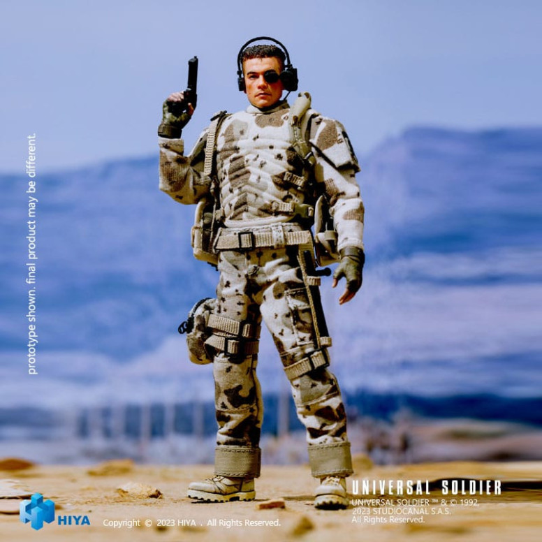 HIYA TOYS - Exquisite Super Series 1/12 - Universal Soldier (1992) Andrew Scott Figure