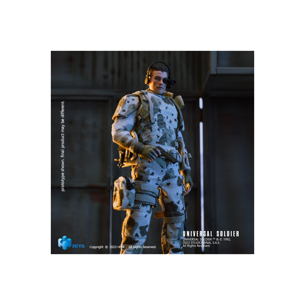 HIYA TOYS - Exquisite Super Series 1/12 - Universal Soldier (1992) Andrew Scott Figure