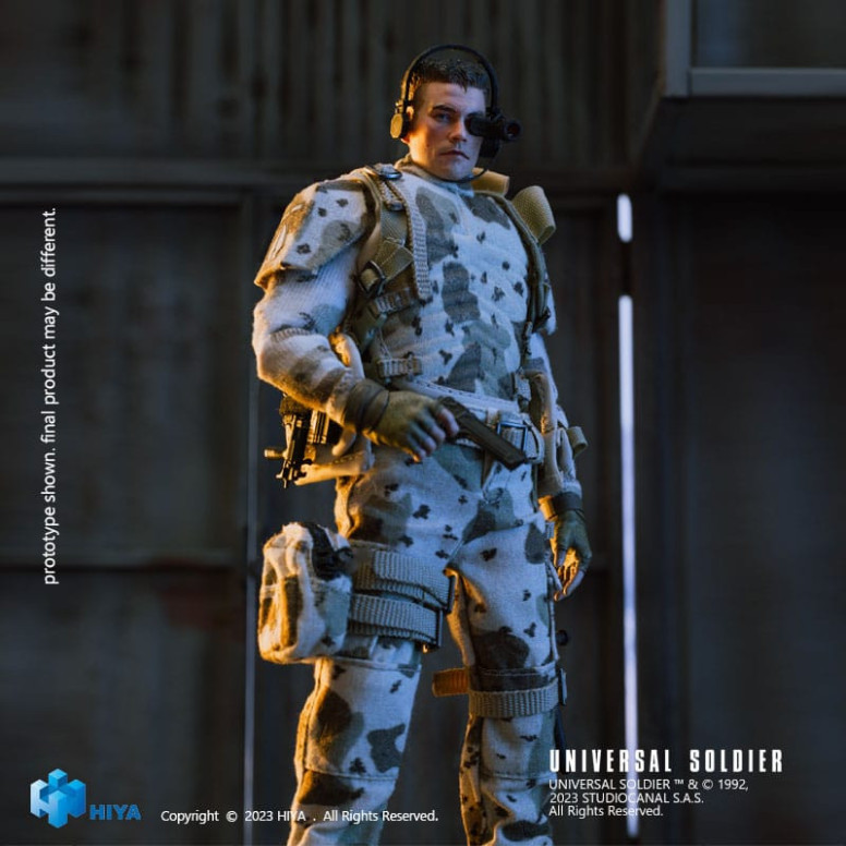 HIYA TOYS - Exquisite Super Series 1/12 - Universal Soldier (1992) Andrew Scott Figure