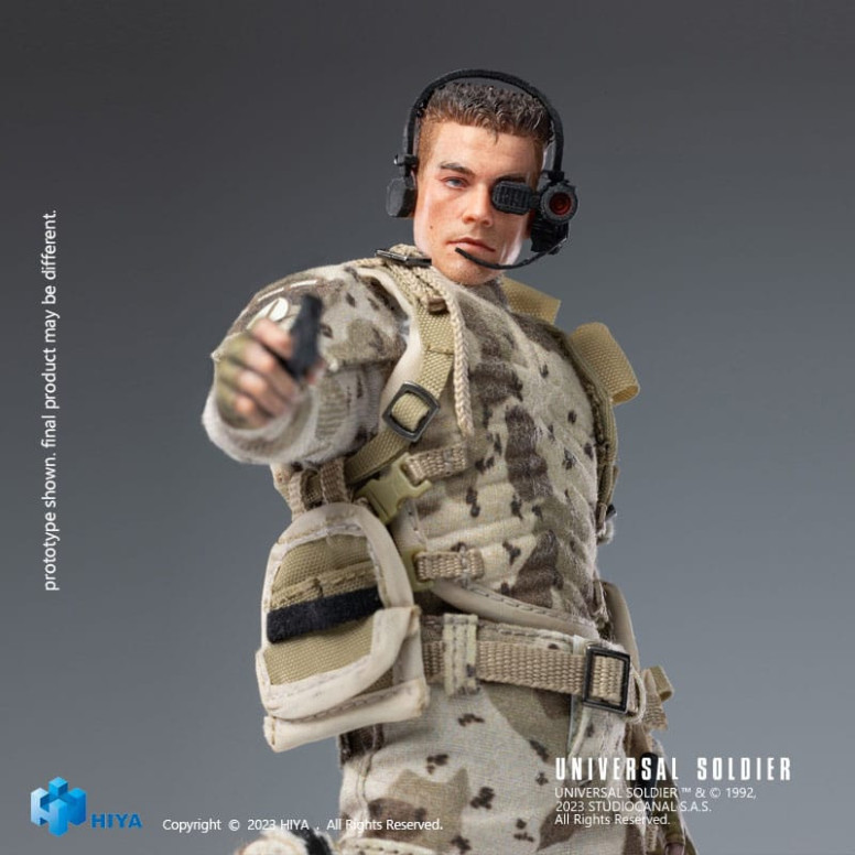 HIYA TOYS - Exquisite Super Series 1/12 - Universal Soldier (1992) Andrew Scott Figure