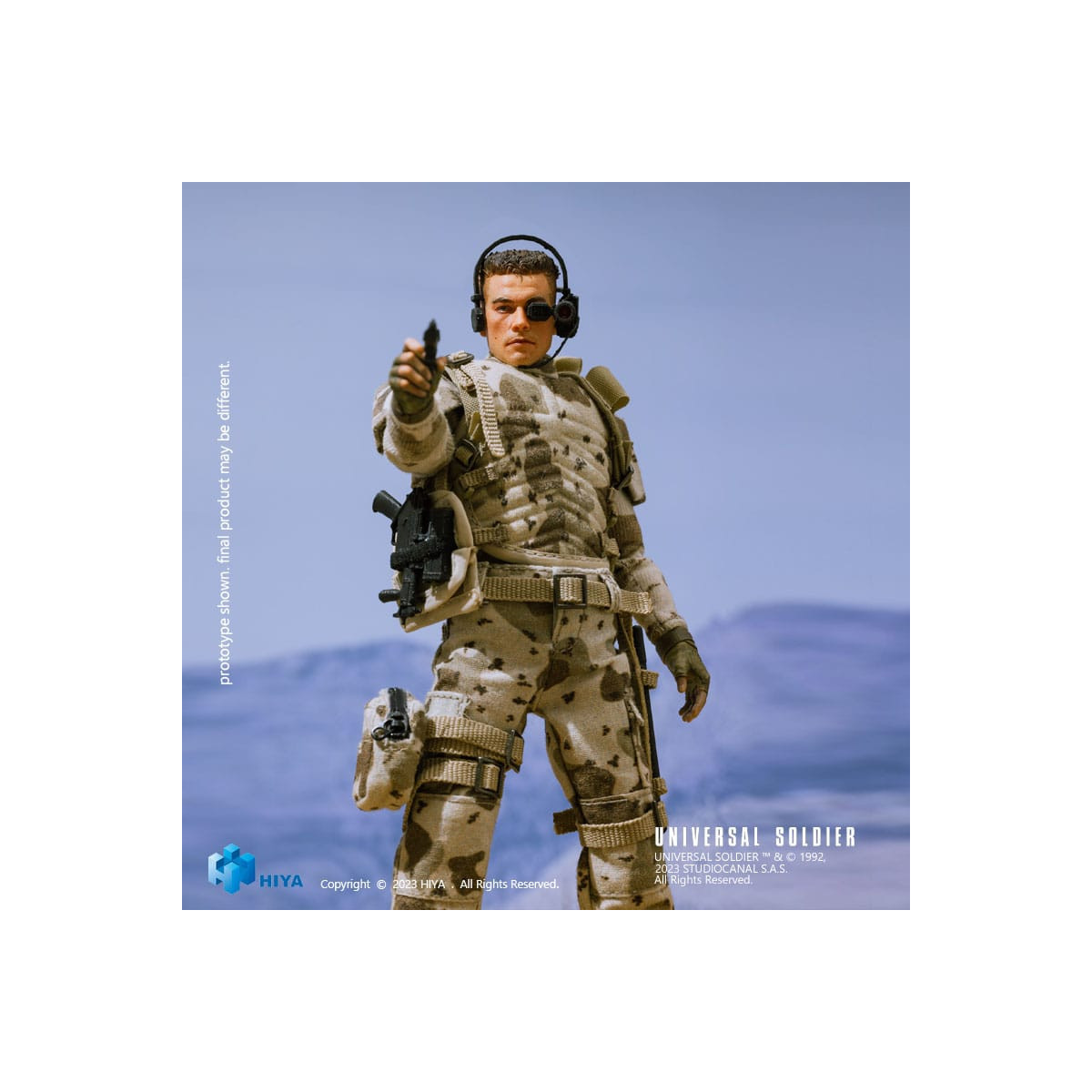 HIYA TOYS - Exquisite Super Series 1/12 - Universal Soldier (1992) Andrew Scott Figure