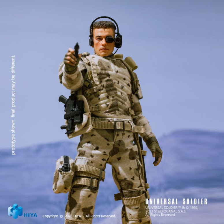 HIYA TOYS - Exquisite Super Series 1/12 - Universal Soldier (1992) Andrew Scott Figure