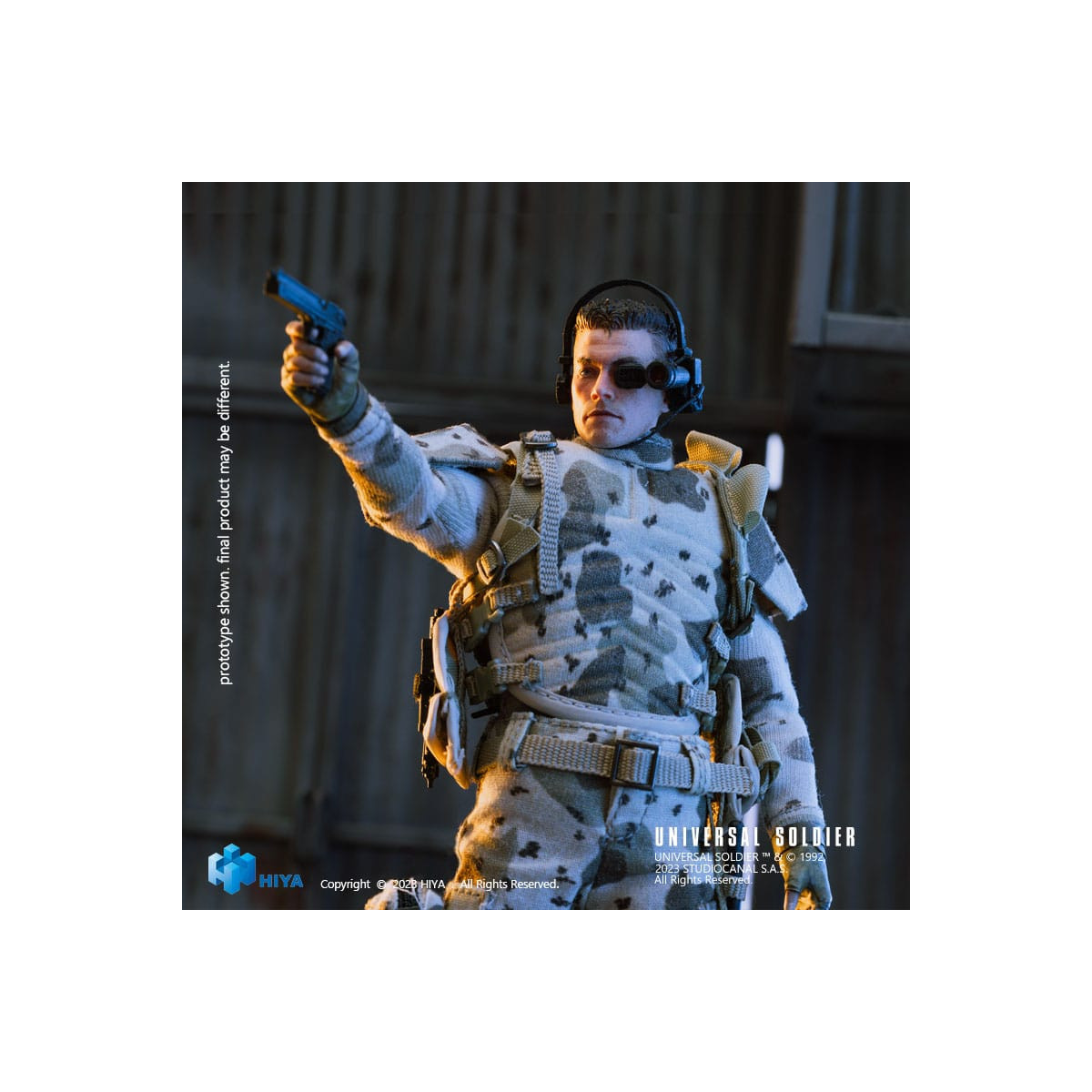 HIYA TOYS - Exquisite Super Series 1/12 - Universal Soldier (1992) Andrew Scott Figure