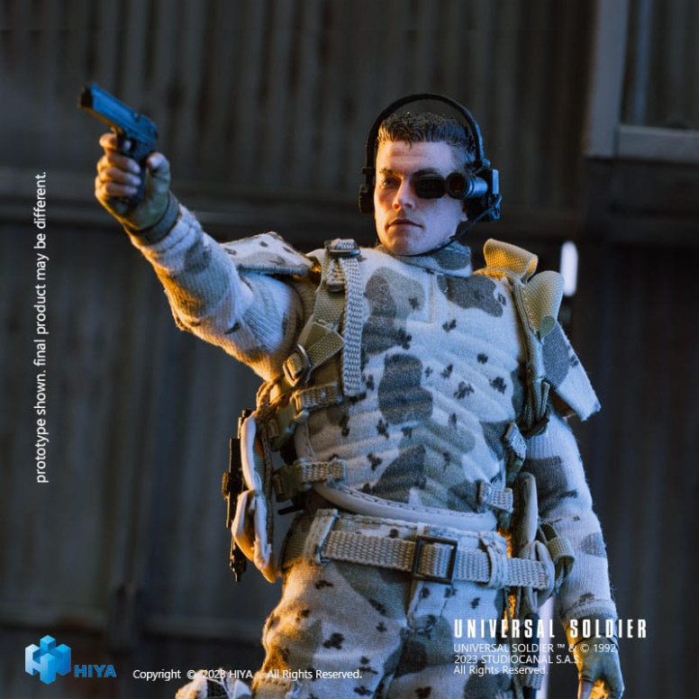 HIYA TOYS - Exquisite Super Series 1/12 - Universal Soldier (1992) Andrew Scott Figure
