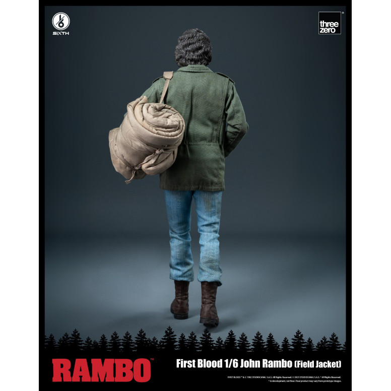 Three Zero - Rambo I - Action figure 1/6 - John Rambo Field Jacket - 30cm