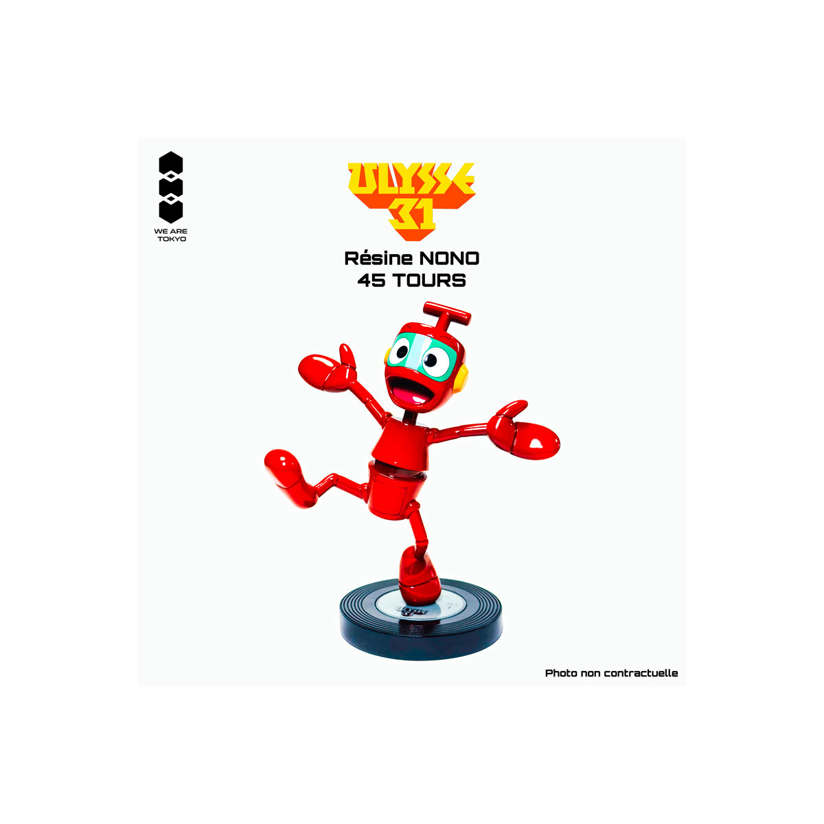 Ulysse 31 Nono 45 Tours Resin 15cm