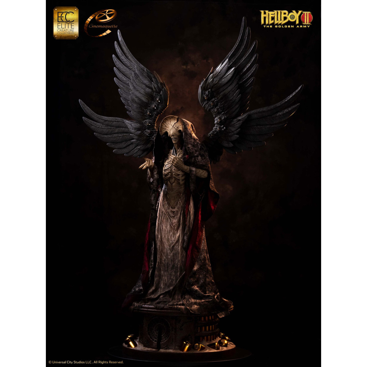 ECC Hellboy II : Les Légions d'or maudites statuette Maquette 1/3 Angel of Death 136 cm