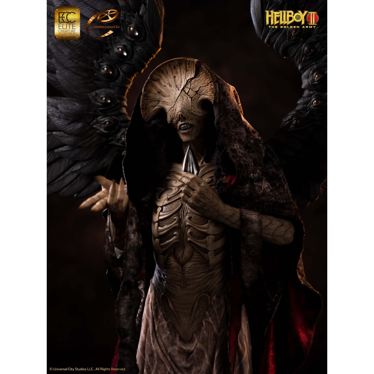 ECC Hellboy II : Les Légions d'or maudites statuette Maquette 1/3 Angel of Death 136 cm