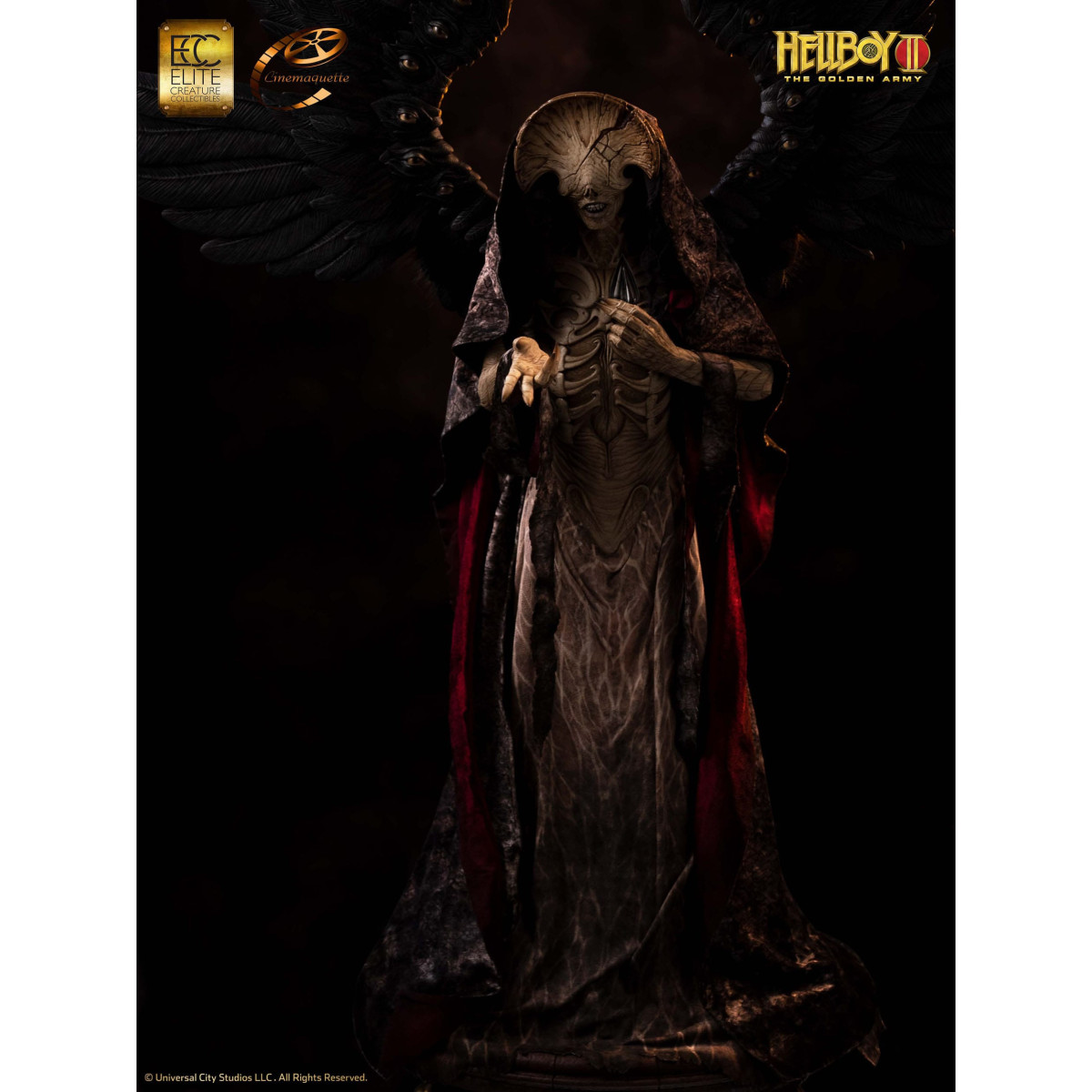ECC Hellboy II : Les Légions d'or maudites statuette Maquette 1/3 Angel of Death 136 cm