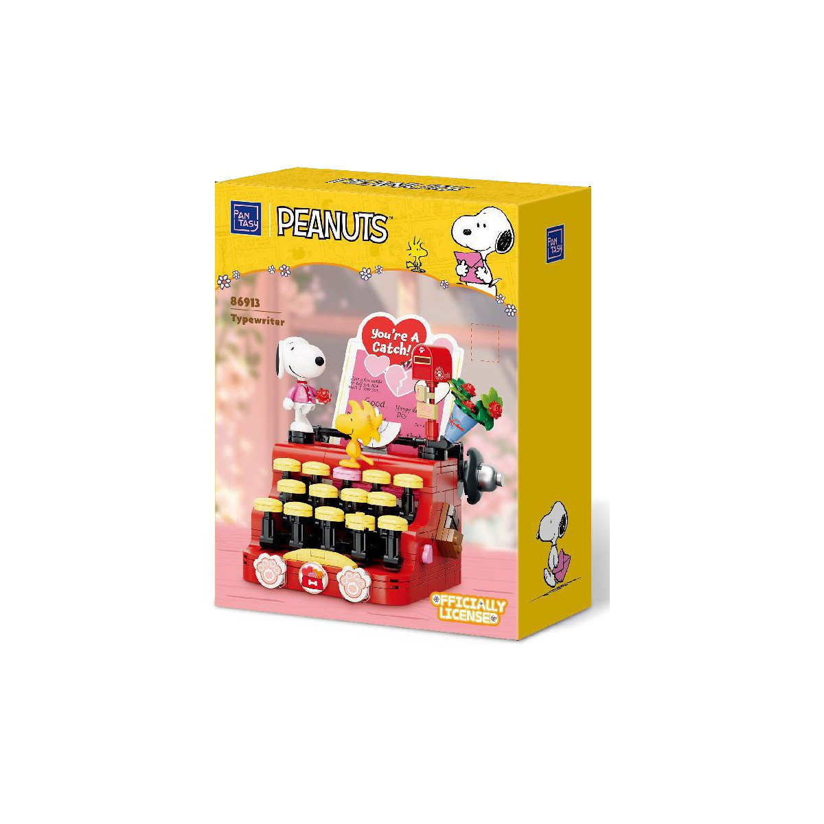 Pantasy - Snoopy Retro Time Machine à Ecrire (set a construire)