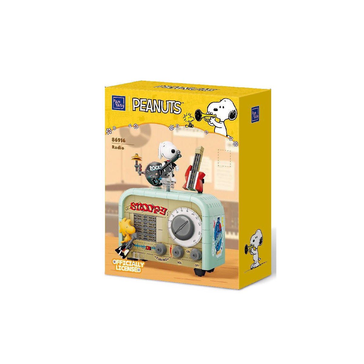 Pantasy - Snoopy Retro Time Poste Radio (set a construire)