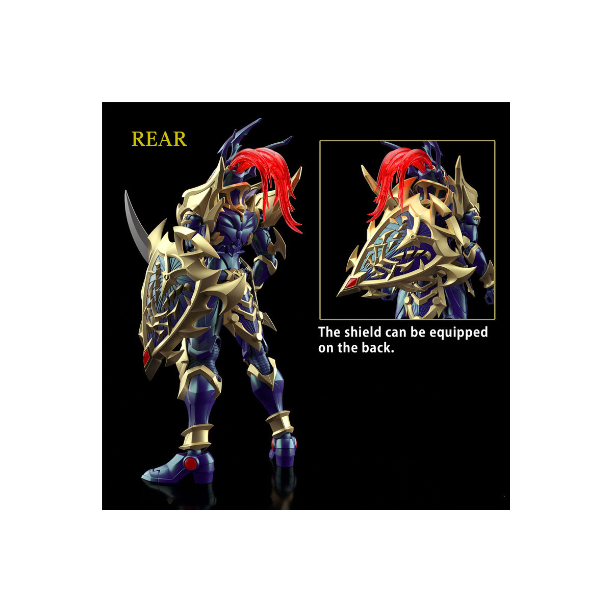Bandai Yu Gi Oh Figure-Rise Standard Amplified Black Luster Soldier