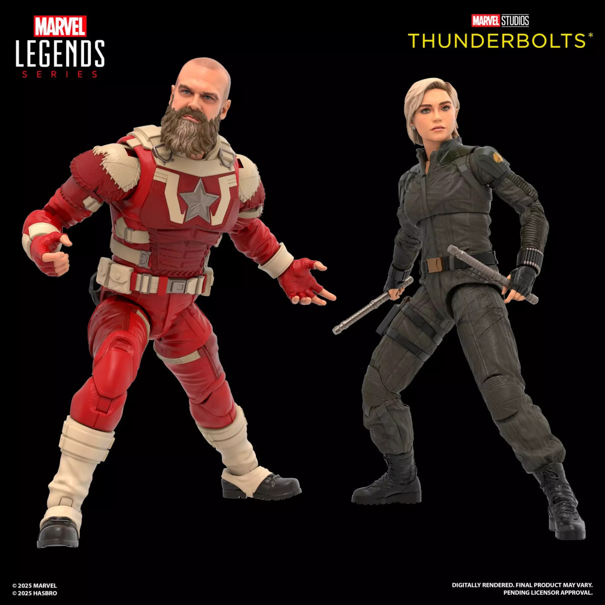 Hasbro Marvel Legends Yelena Belova and Red Guardian Series - Thunderbolts