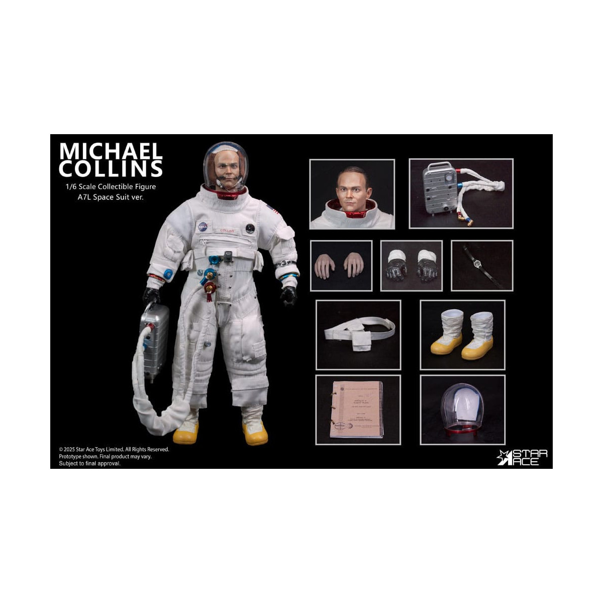 Star Ace - Apollo 11 - Michael Collins 1/6