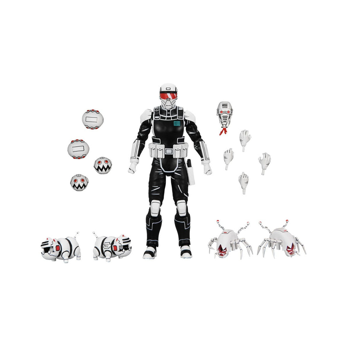 NECA - IDW Comics - Synja Commando with Mousers - The Last Ronin - TMNT