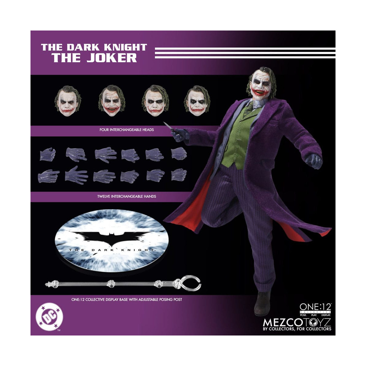 Mezco One 12 - Batman The Dark Knight - The Joker - DC Comics