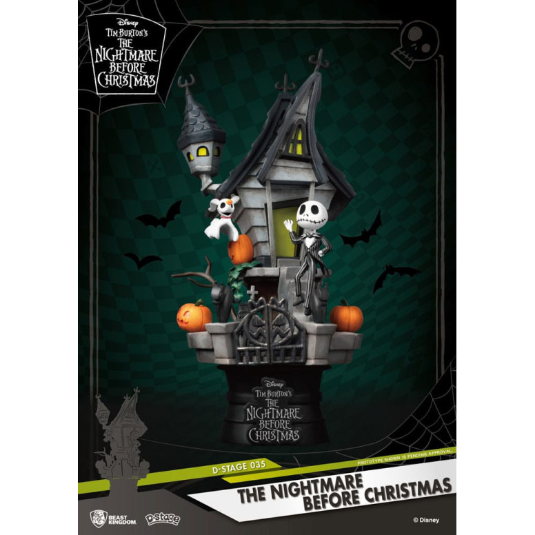 Beast Kingdom Disney - Jack's Haunted House D-Stage - Mr. Jack's Christmas Carol