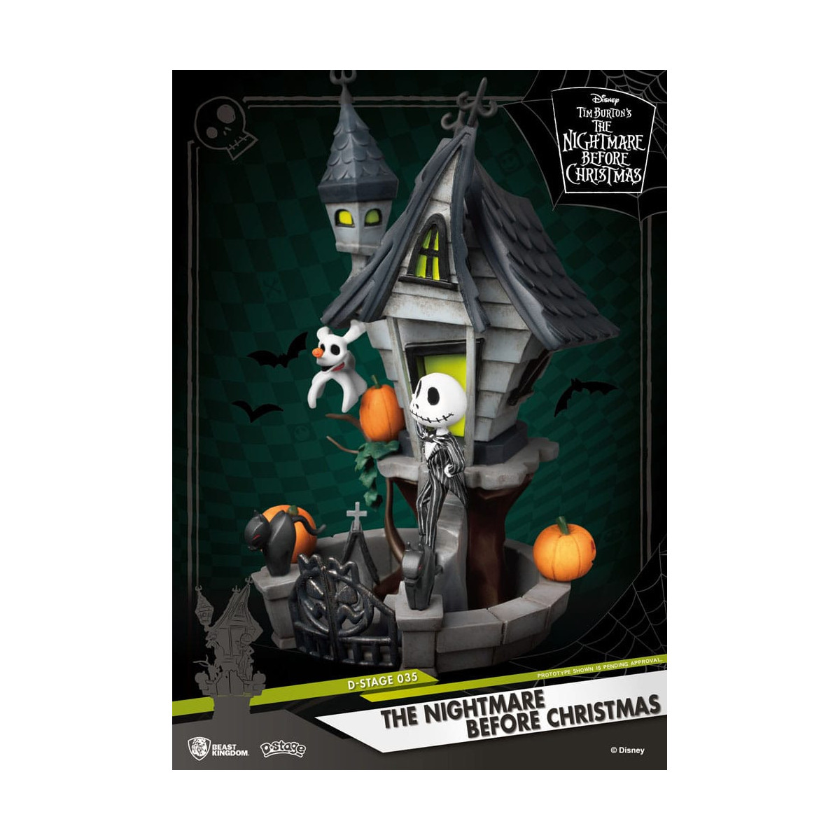 Beast Kingdom Disney - Jack's Haunted House D-Stage - Mr. Jack's Christmas Carol