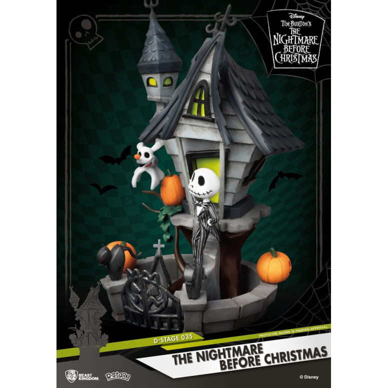 Beast Kingdom Disney - Jack's Haunted House D-Stage - Mr. Jack's Christmas Carol