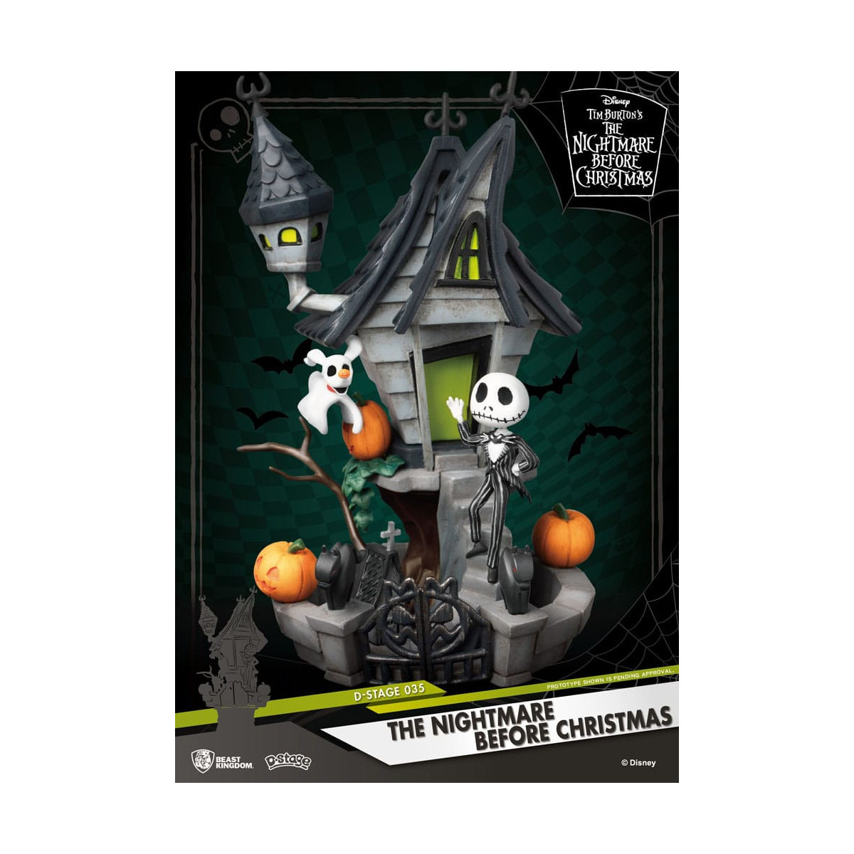 Beast Kingdom Disney - Jack's Haunted House D-Stage - Mr. Jack's Christmas Carol