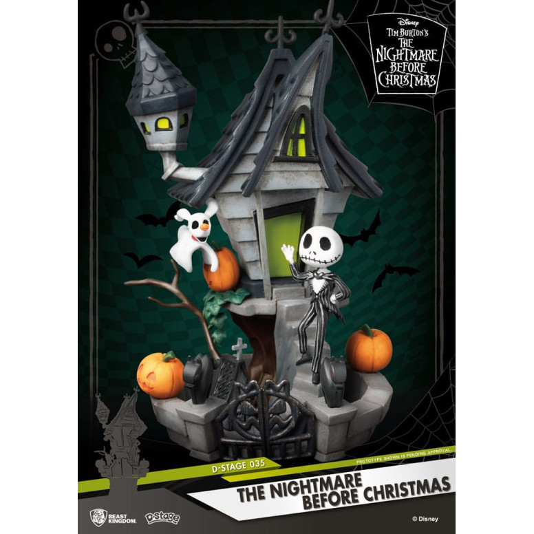 Beast Kingdom Disney - Jack's Haunted House D-Stage - Mr. Jack's Christmas Carol