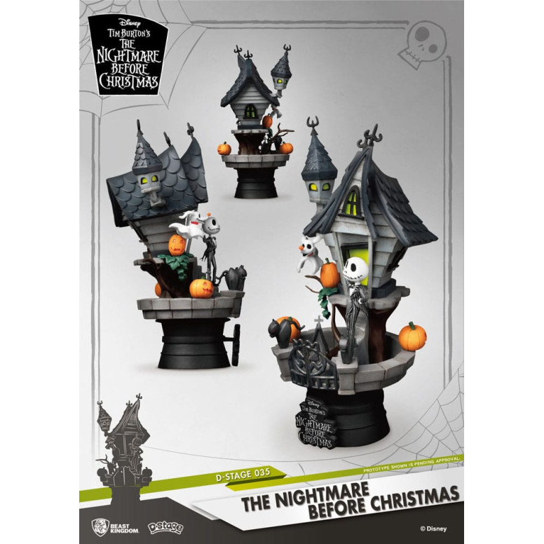 Beast Kingdom Disney - Jack's Haunted House D-Stage - Mr. Jack's Christmas Carol
